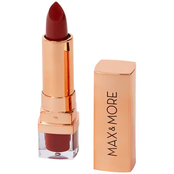 Max & More Satin Lipstick Classic Red 316