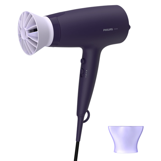 Philips 3000 Series 2100W Hair Dryer with ThermoProtect Attachment BHD340/10