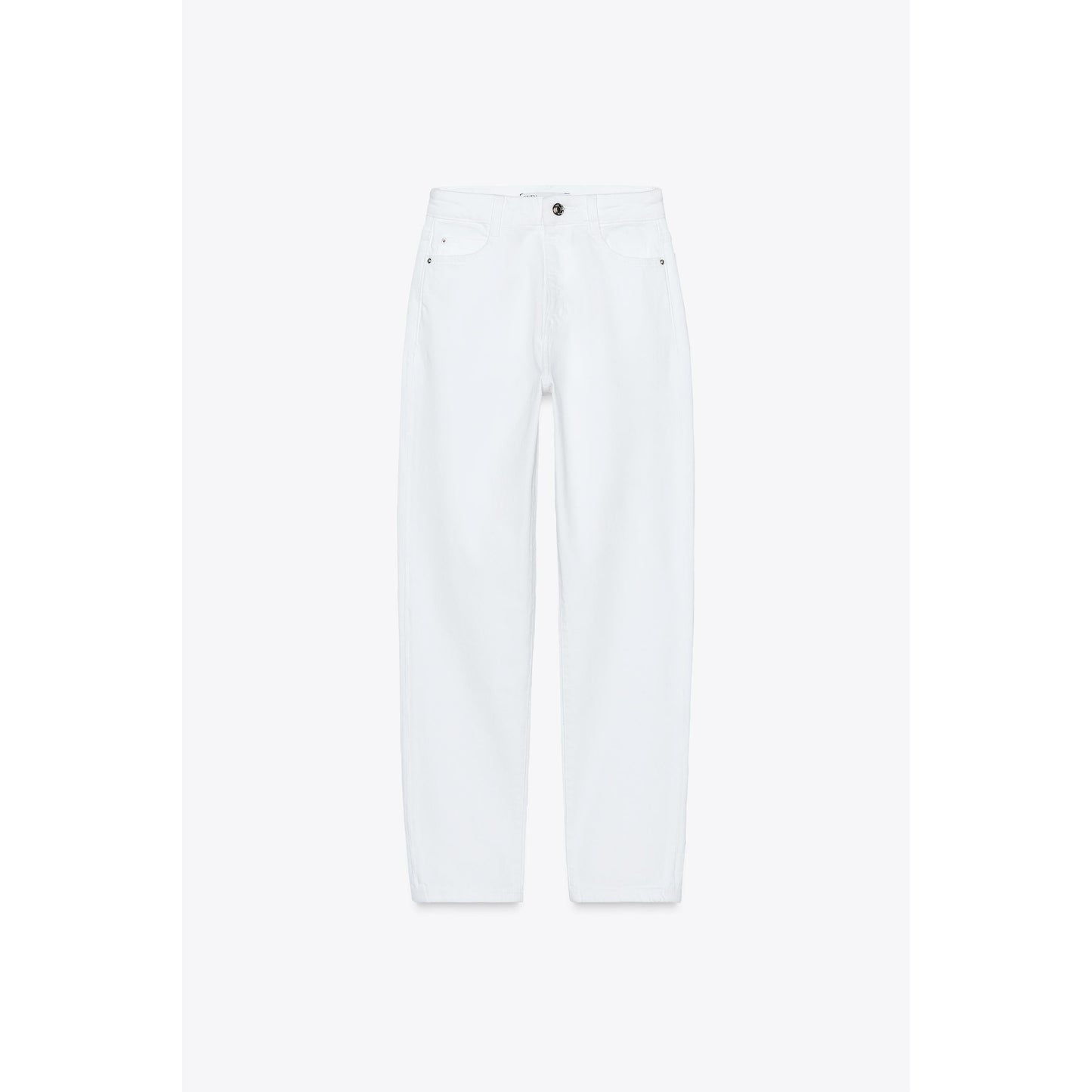 Zara Z1975 High-Waist Mom Jeans: Comfortable Ankle-Grazer Denim Style