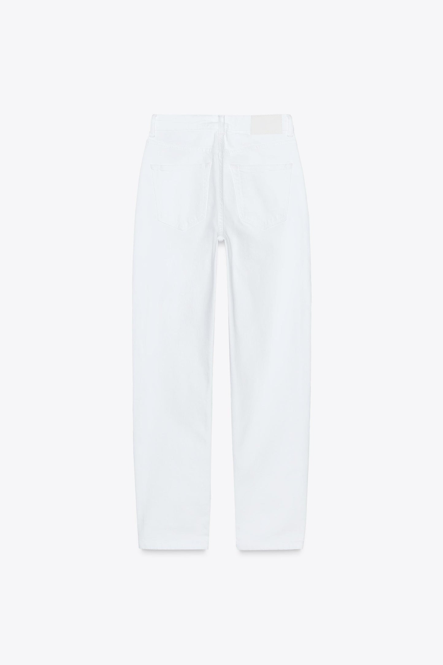 Zara Z1975 High-Waist Mom Jeans: Comfortable Ankle-Grazer Denim Style