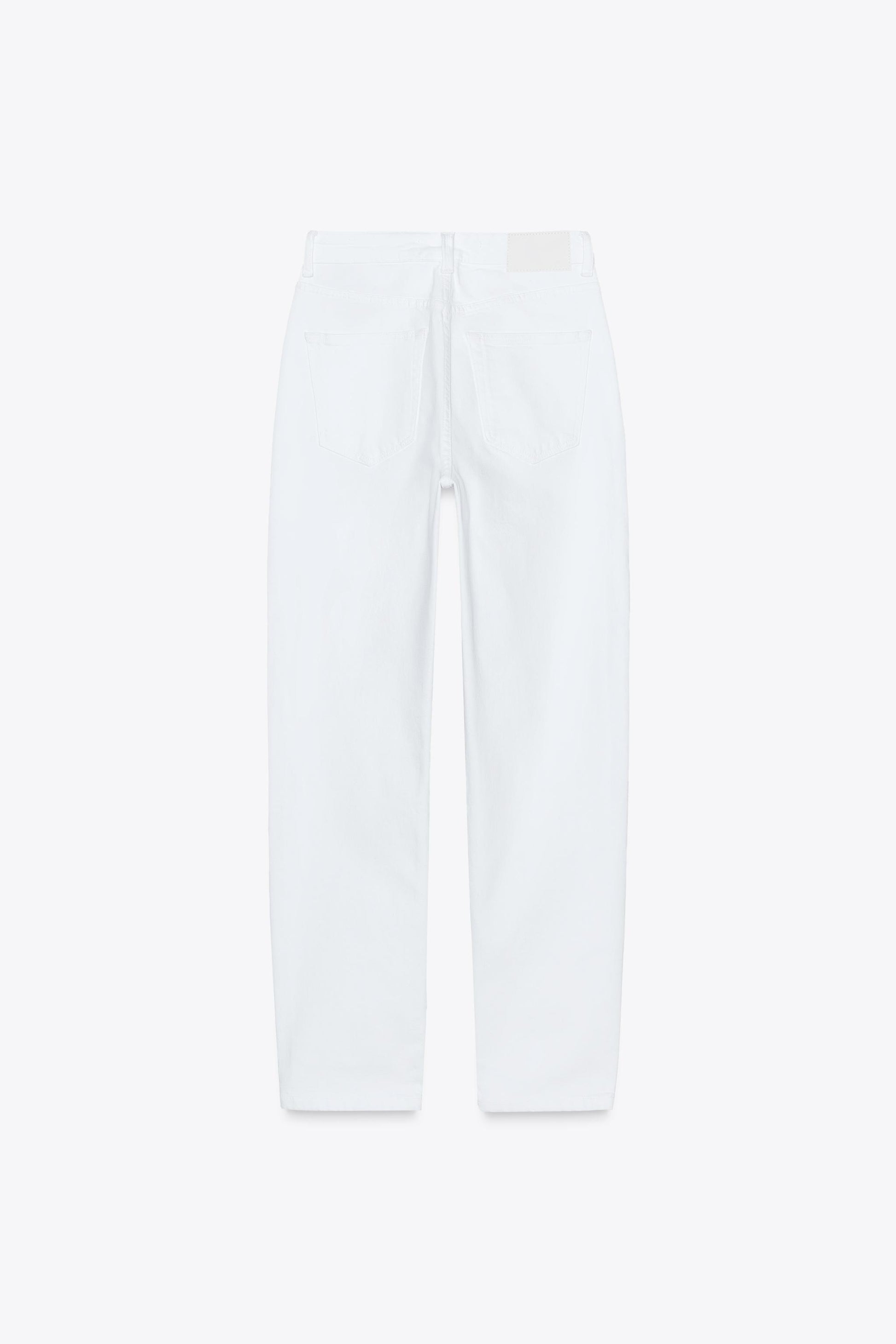 Zara Z1975 High-Waist Mom Jeans: Comfortable Ankle-Grazer Denim Style