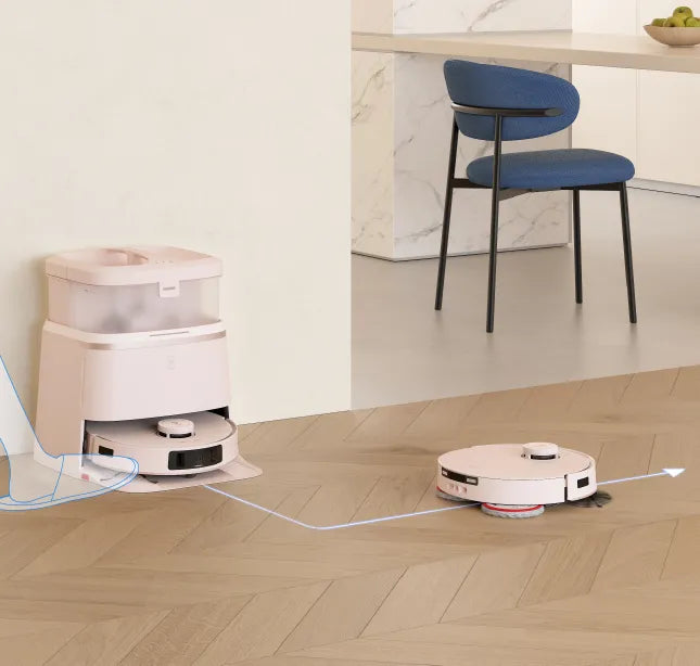 ECOVACS DEEBOT T30 PRO OMNI Rose Robot Vacuum Cleaner
