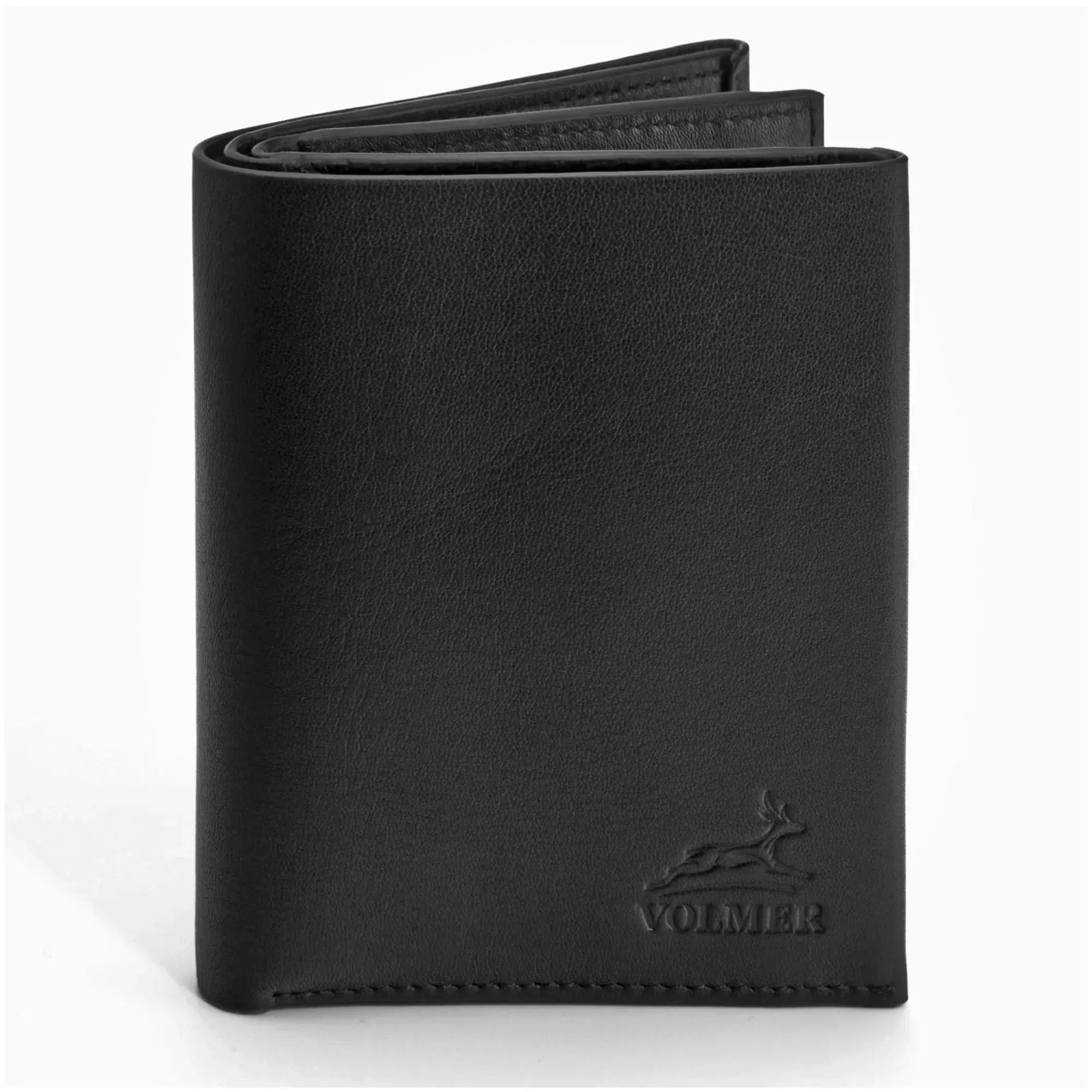 Glendale Genuine Leather Men's Wallet: Vertical RFID Protection, 12 Card Slots