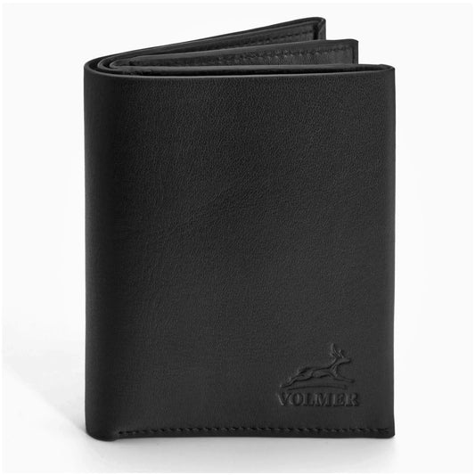 Glendale Genuine Leather Men's Wallet: Vertical RFID Protection, 12 Card Slots