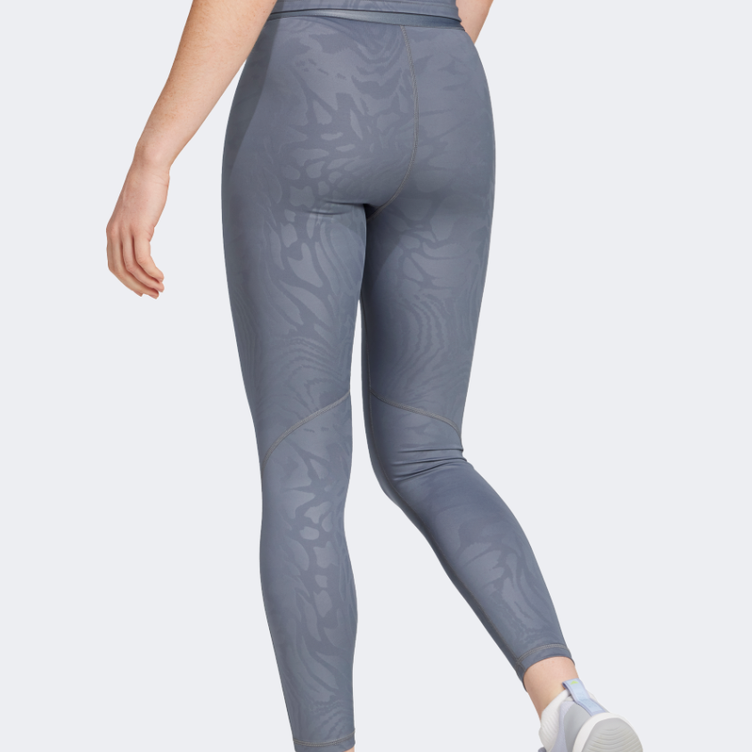 Adidas Techfit Women’s 7/8 High‑Rise Compression Leggings Onix