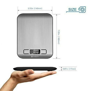 Etekcity Smart Food Kitchen Scale with 19‑Nutrient Calculator