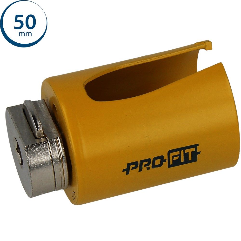 ProFit 50mm Multi Purpose Hole Saw with Integrated Click Drill