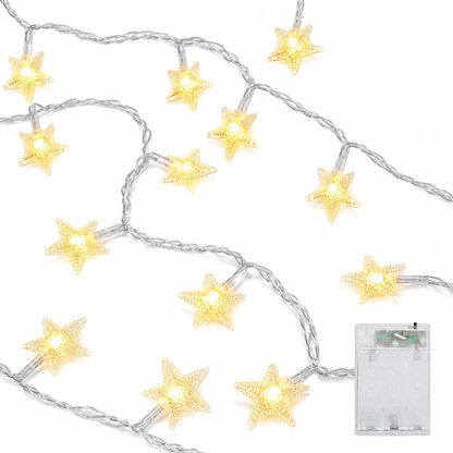 Minetom 50 LED Star String Lights