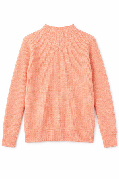 Lands' End Women's Petite Drifter Shaker Wedge Quarter Zip Sweater - Gomix Brands Outlet