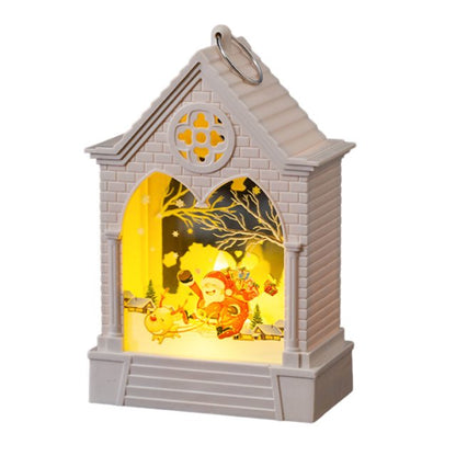 Led Antique Wind Lamp Retro Lantern Portable Hanging & Tabletop Holiday Light