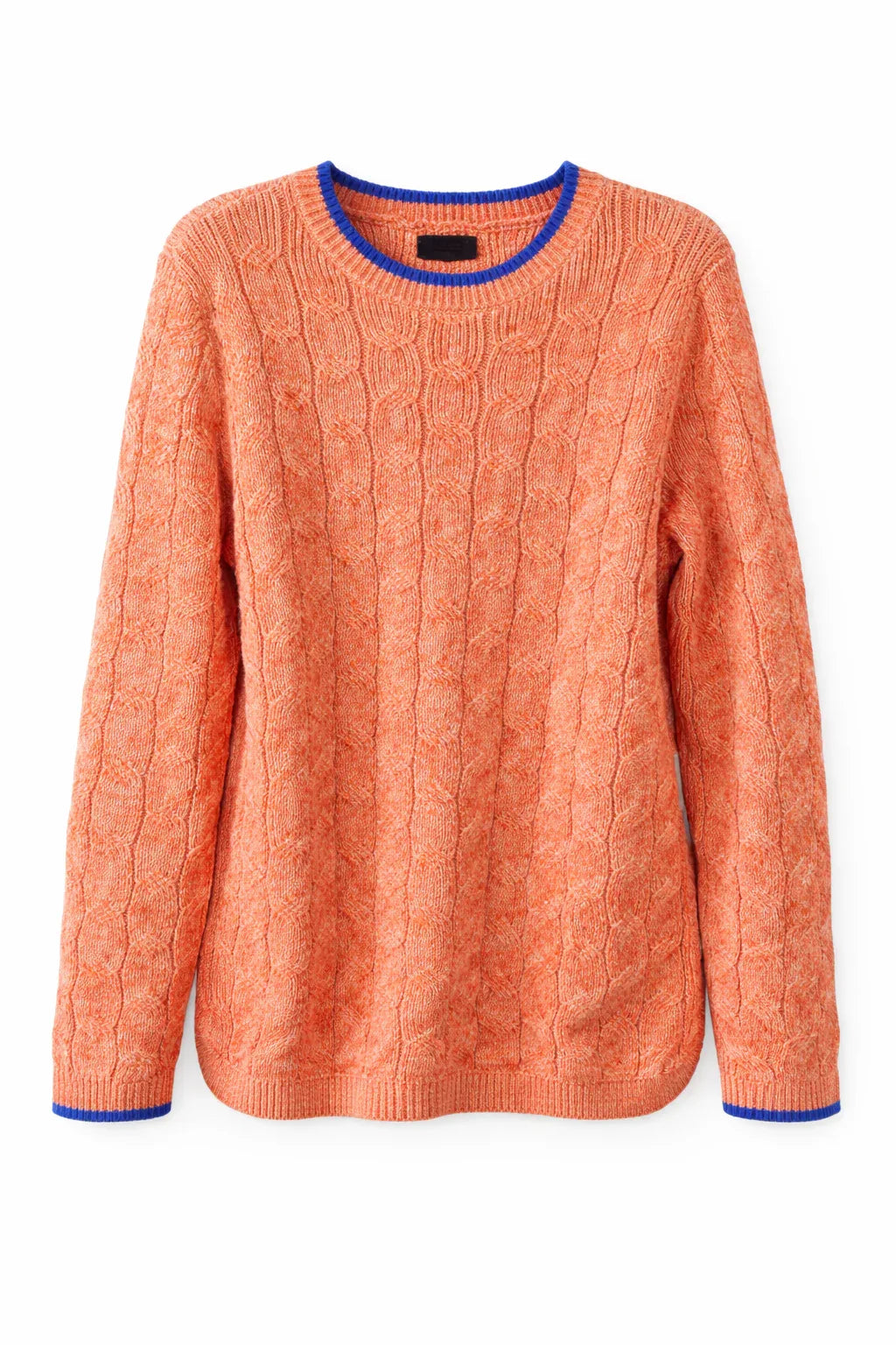 Lands' End Women's Petite Cotton Cable Knit Drifter Jumper - Gomix Brands Outlet