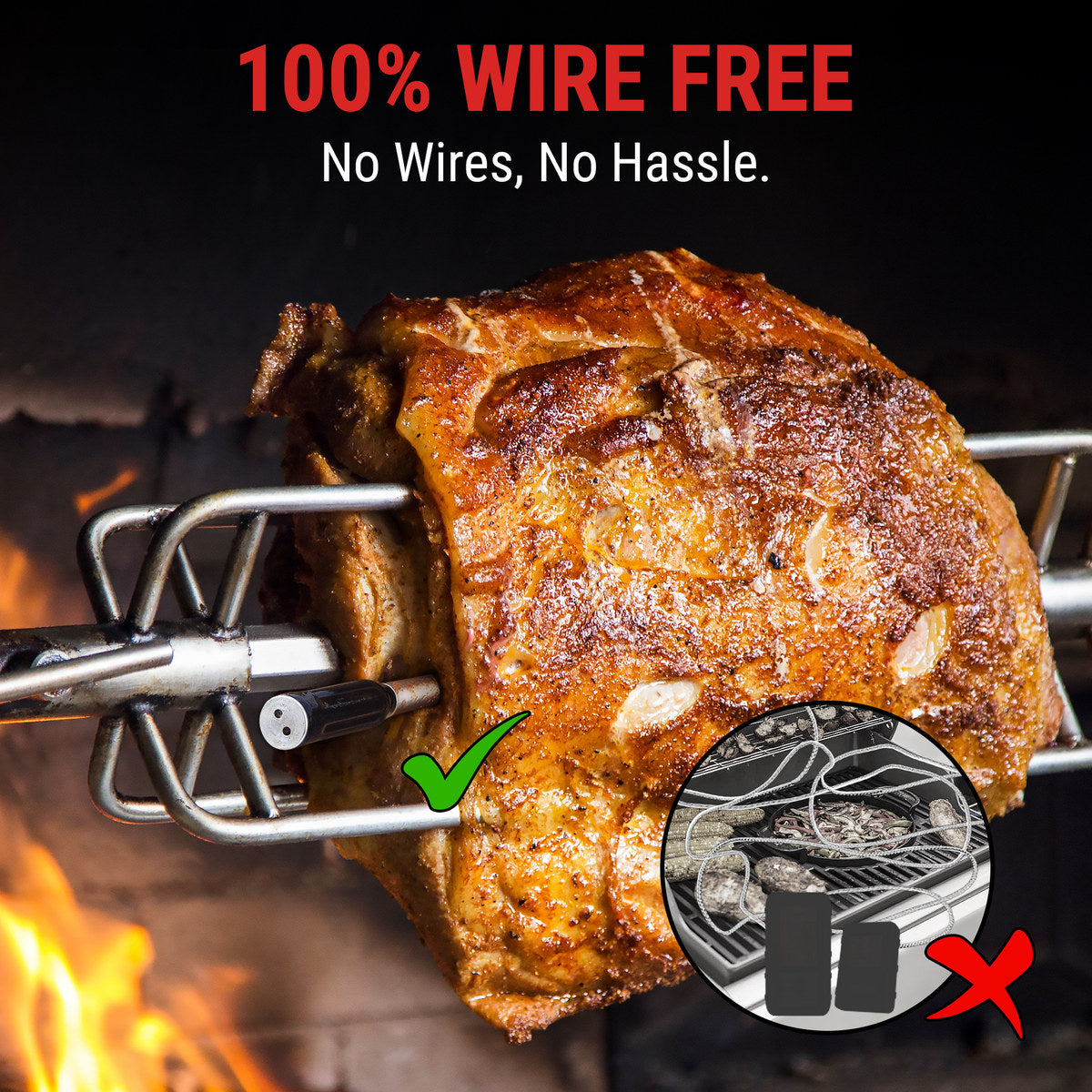 TempPro TempSpike TP960 Wireless Meat Thermometer
