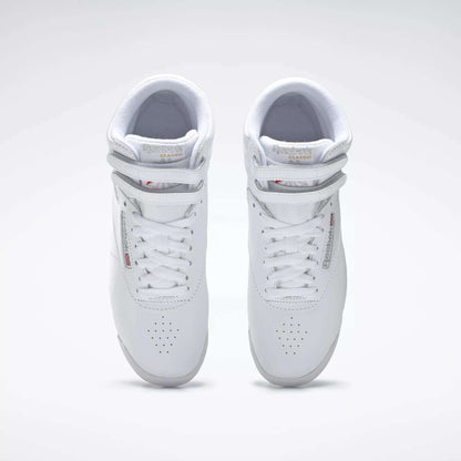 Reebok F/S Hi Women's Classic White High-Top Retro Sneakers for Stylish Comfort
