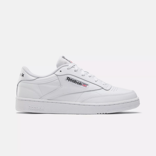 Reebok Club C 85 Men's White Leather Tennis‑Inspired Sneakers