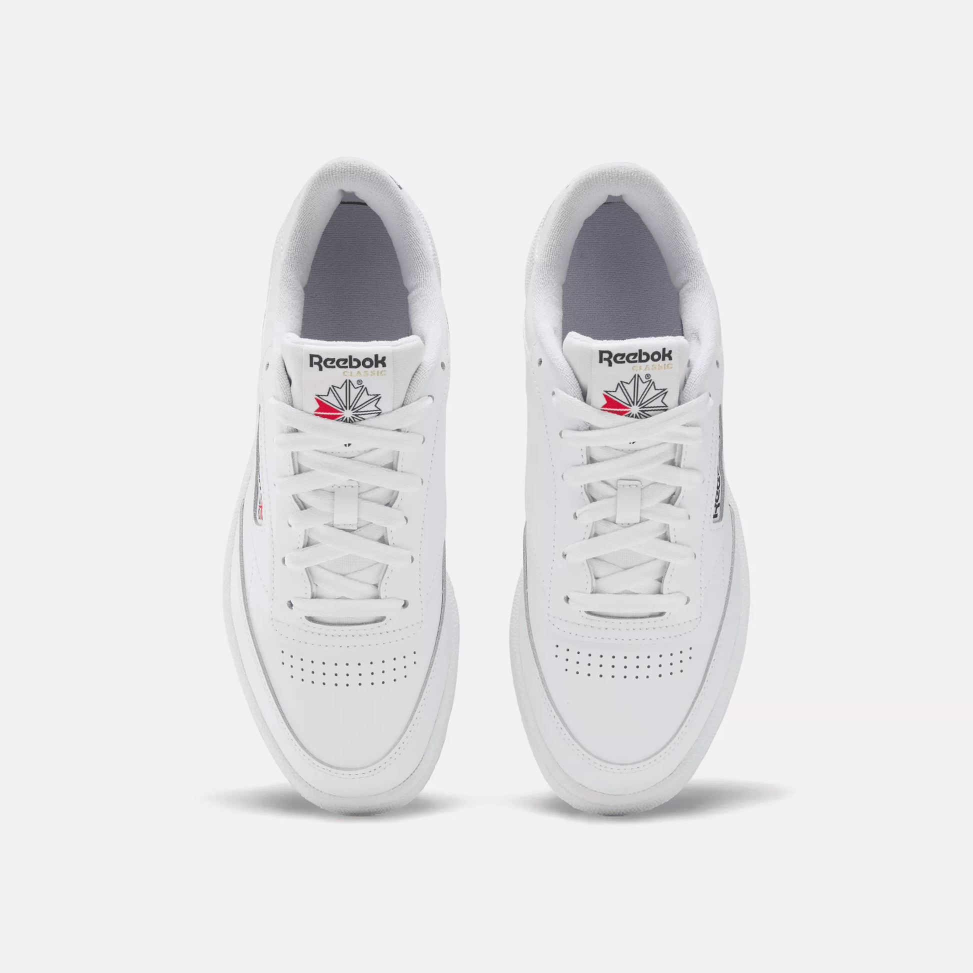 Reebok Club C 85 Men's White Leather Tennis‑Inspired Sneakers