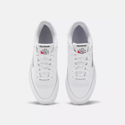 Reebok Club C 85 Men's White Leather Tennis‑Inspired Sneakers