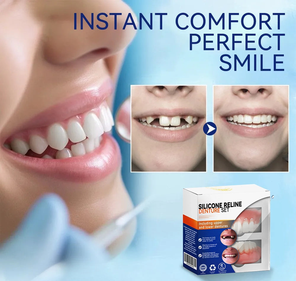 Oralhoe Silicone Reline Denture Set – Comfortable Custom Fit