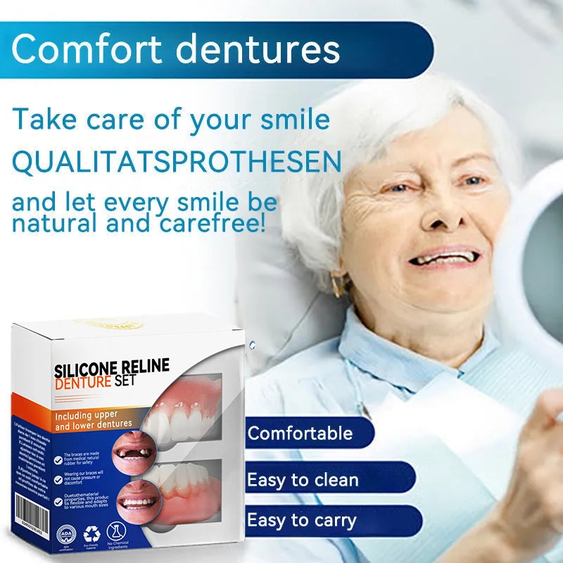 Oralhoe Silicone Reline Denture Set – Comfortable Custom Fit