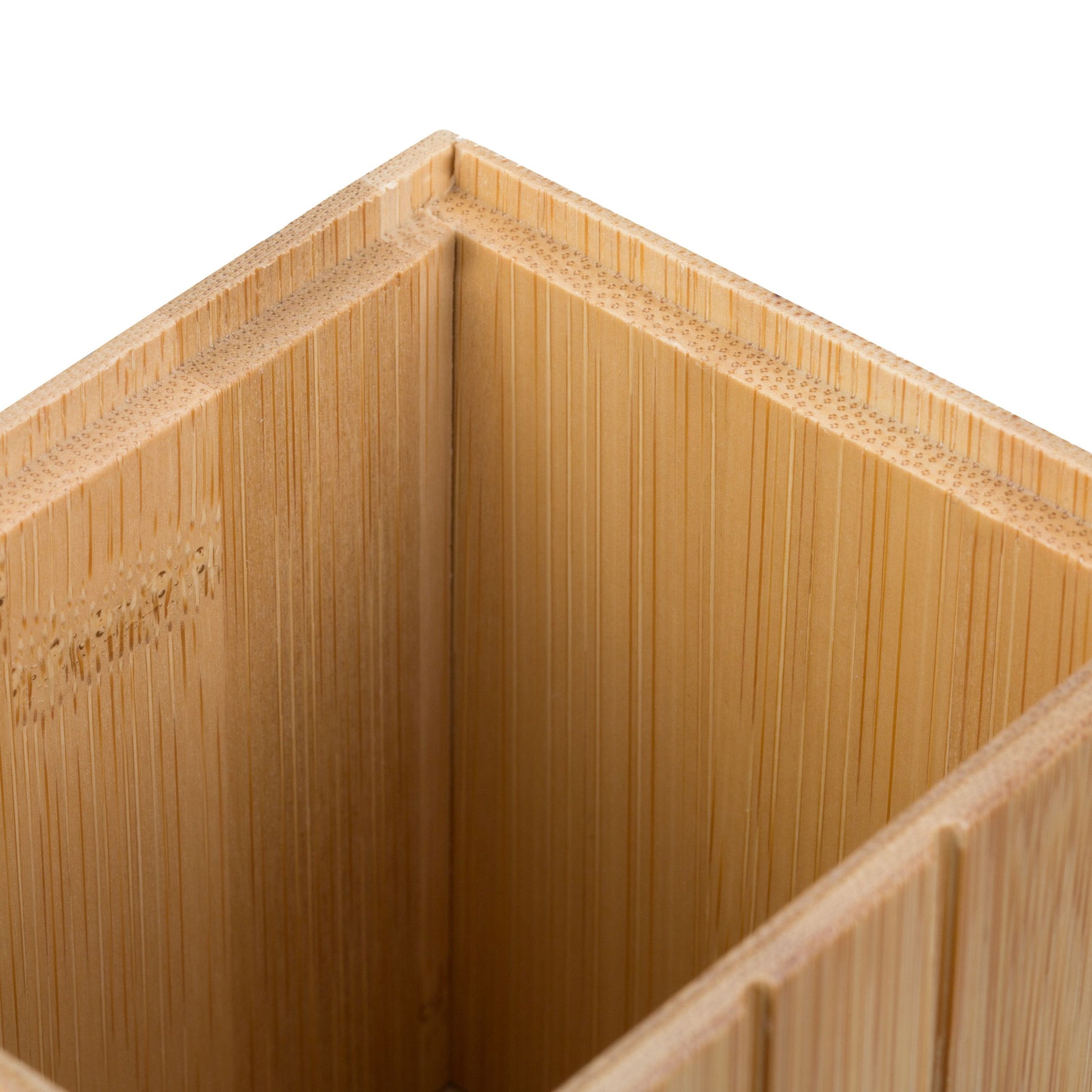 Natural Bamboo Wooden Storage Box with Lid for Home Organization