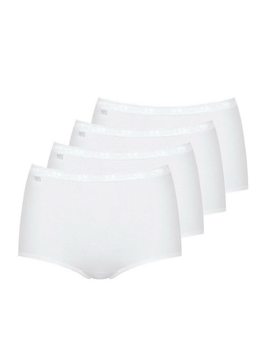 Sloggi Basic+ Maxi Brief 4-Pack High Waist Comfort