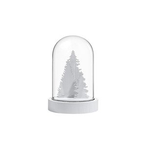 LIVARNO Home Glass LED Christmas Dome with Warm White Light & Timer