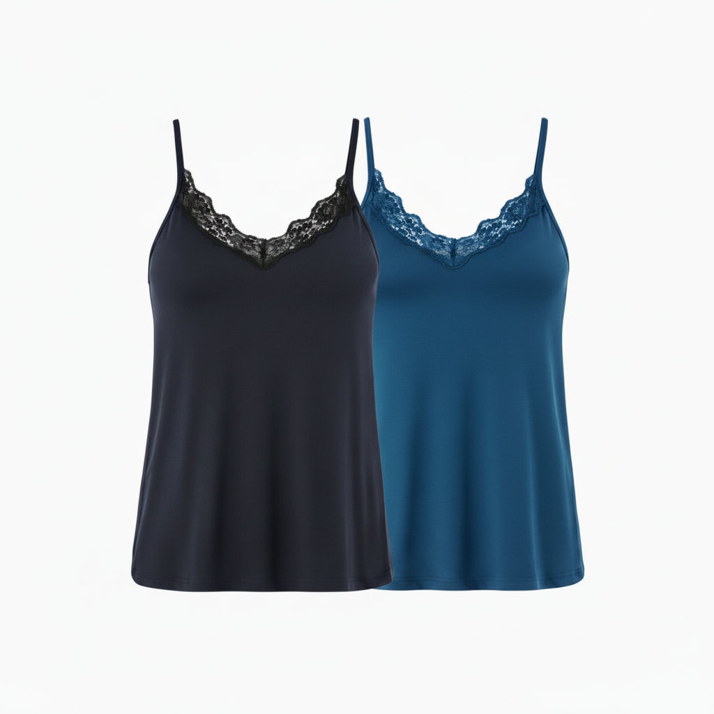 ESMARA® Women’s Top with Narrow Straps 2 pcs