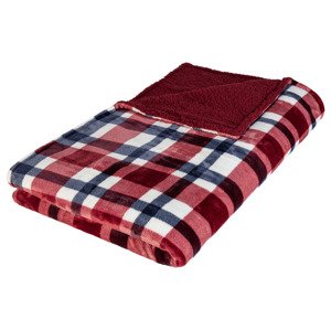 LIVARNO Home Ultra Soft Blue Recycled Polyester Blanket 150x200cm, Plush Backing