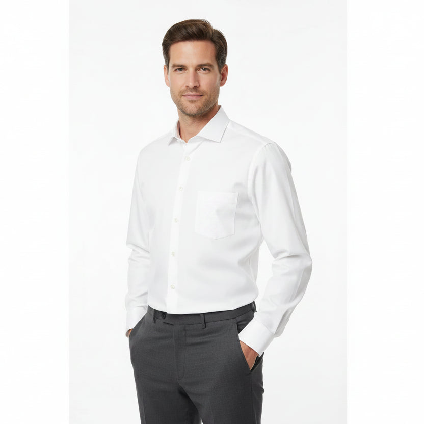 LIVERGY® Men's Regular Fit Shirt White