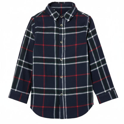 Lupilu Boys' Flannel Shirt 116 Navy Blue