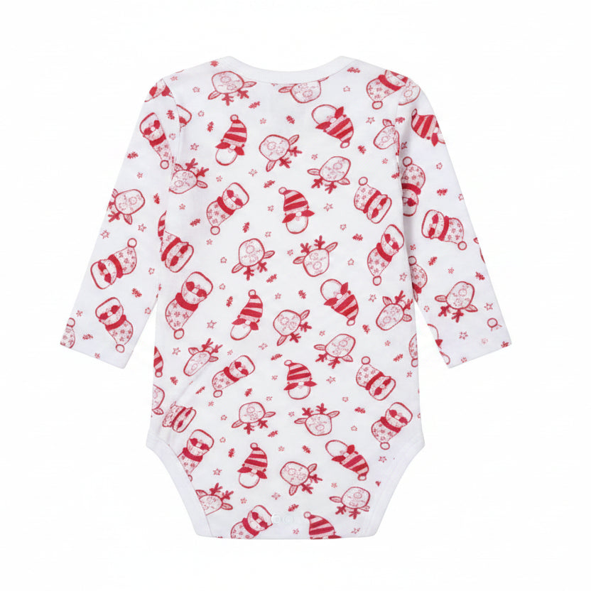 LUPILU® Detské Vianočné Body 100% Bavlna 62/68 White/Patterned