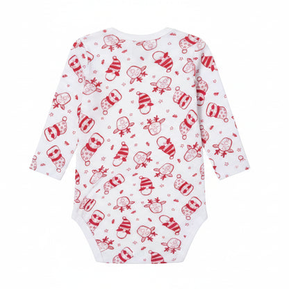 LUPILU® Detské Vianočné Body 100% Bavlna 62/68 White/Patterned