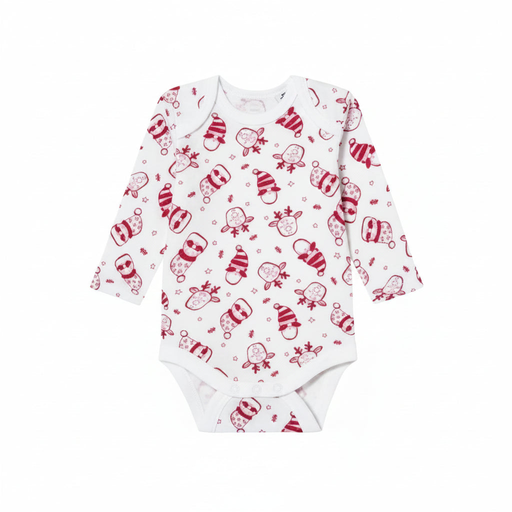LUPILU® Detské Vianočné Body 100% Bavlna 62/68 White/Patterned