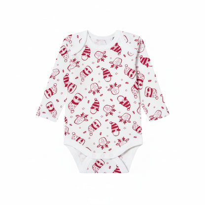 LUPILU® Detské Vianočné Body 100% Bavlna 62/68 White/Patterned