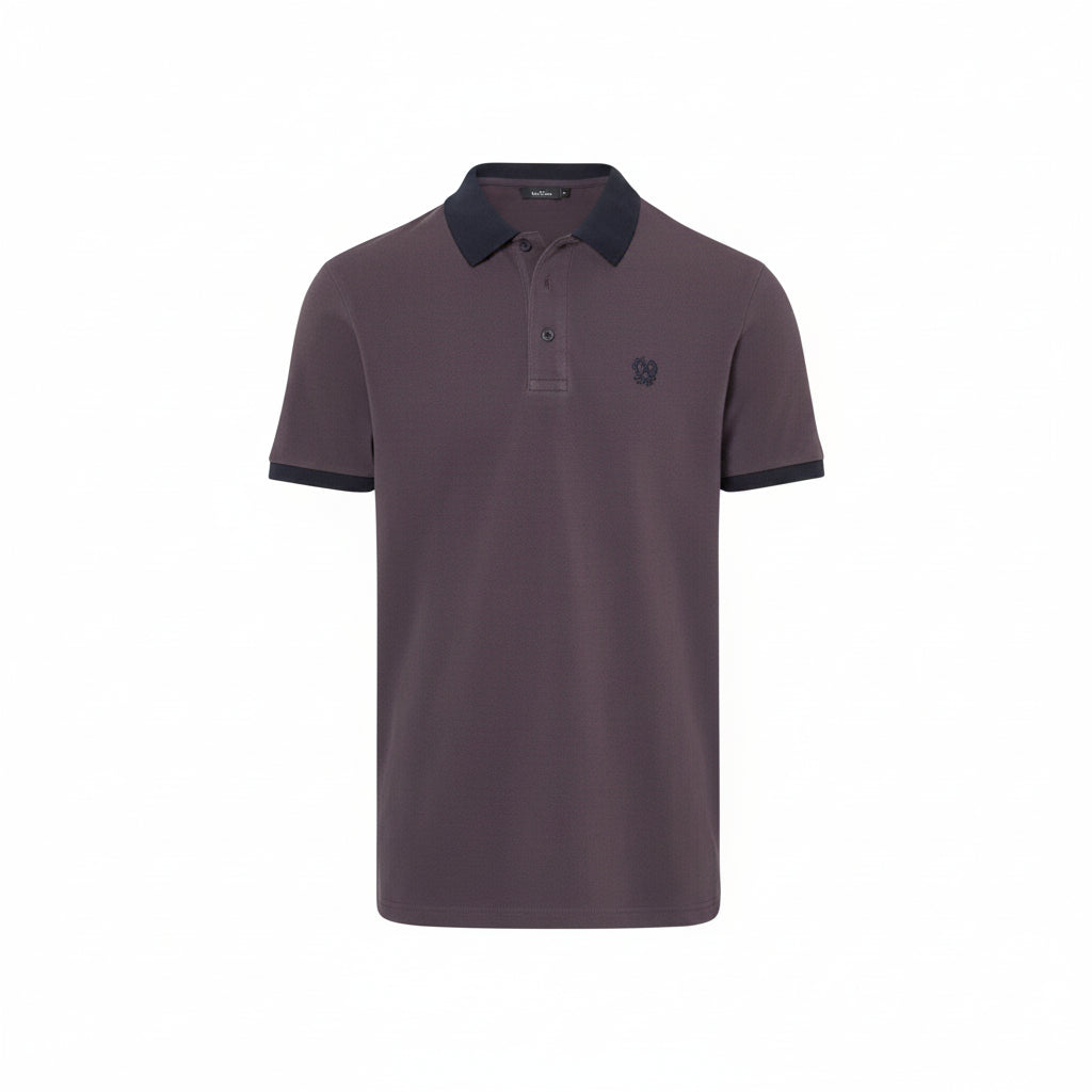 LIVERGY® Men's Polo Shirt Burgundy Size XL 56/58