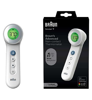 Braun Sensian 7 Touch‑Free Forehead Thermometer with Age Precision