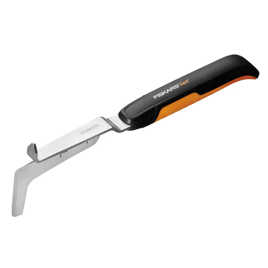 Fiskars Xact Weeding Knife: Dual-Blade Stainless Steel Garden Tool