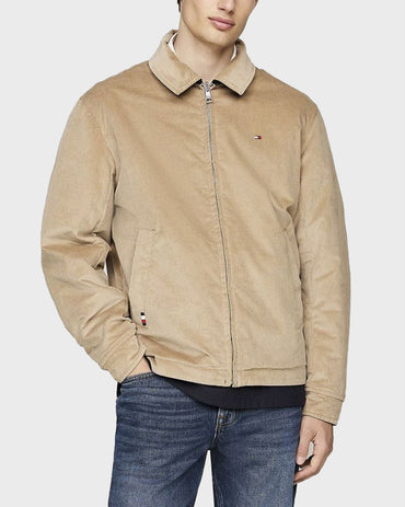 Tommy Hilfiger Ivy Men's Reversible Cotton Blend Jacket - Waterproof, Stylish, Versatile Outerwear