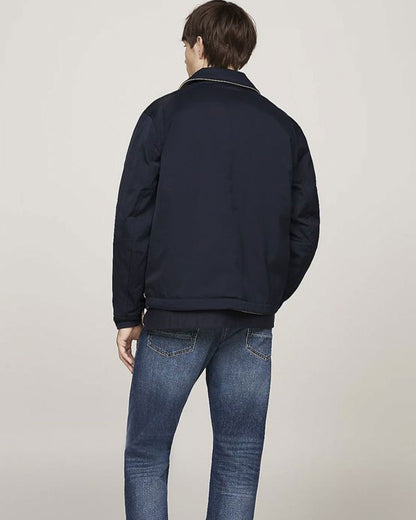 Tommy Hilfiger Ivy Men's Reversible Cotton Blend Jacket - Waterproof, Stylish, Versatile Outerwear