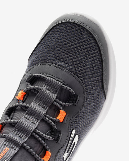 Skechers Bounder Brisk-Burst Grey Kids Large Boy Sport Shoe
