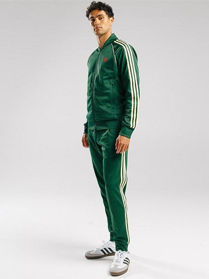 Adicolor Classics SST Green Gold Slim Fit Zip Jacket