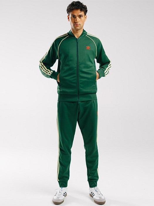 Adicolor Classics SST Green Gold Slim Fit Zip Jacket