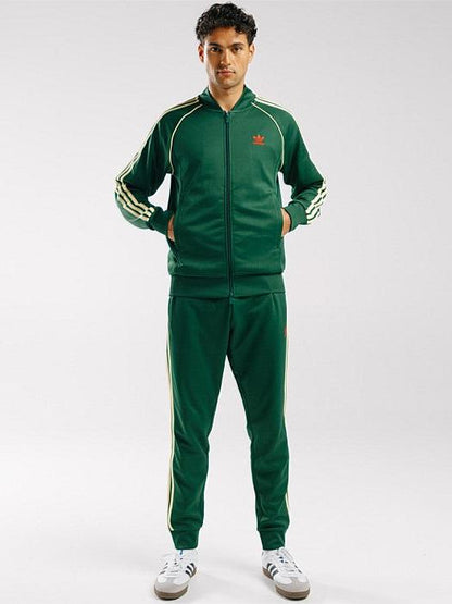 Adicolor Classics SST Green Gold Slim Fit Zip Jacket