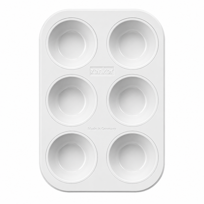 Zenker 6 Cup Muffin Pan Baking Tray Steel Non-Stick