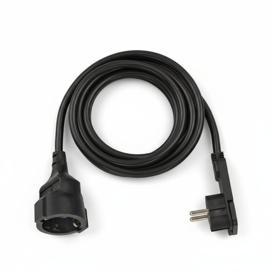Brennenstuhl 3m Heavy Duty Black PVC Power Extension Cord