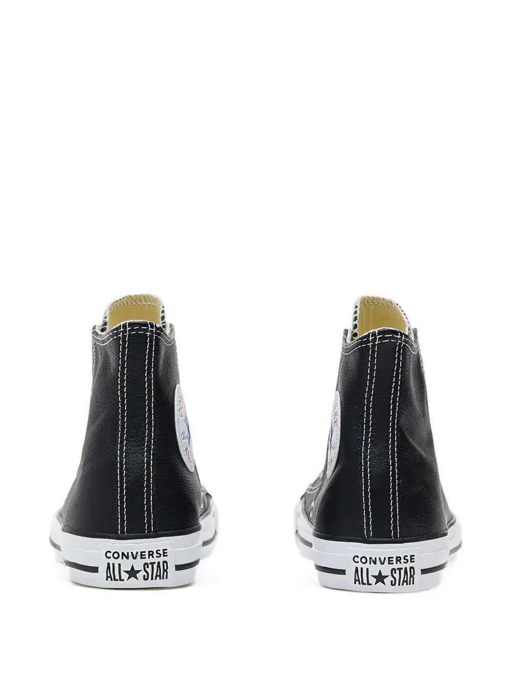 Converse Unisex Classic Black Canvas All Star Hi-Top Sneakers with Rubber Sole