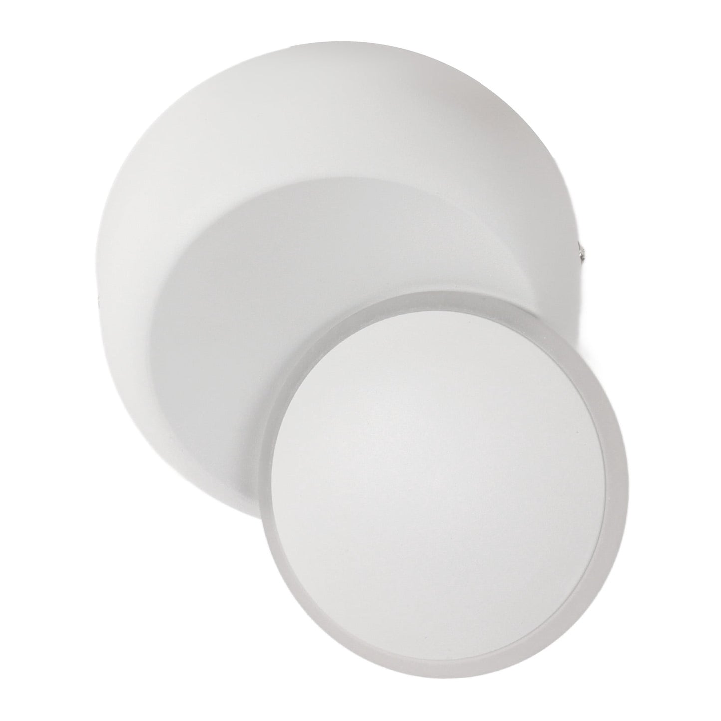 Nordic LED Wall Lamp Rotatable 2700K Warm Light 7W Iron/Aluminum White