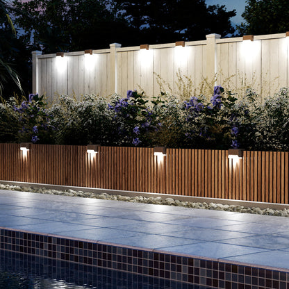 Gigalumi Horizontal Solar Deck Lights Set IP44 Waterproof 12 16 Pack
