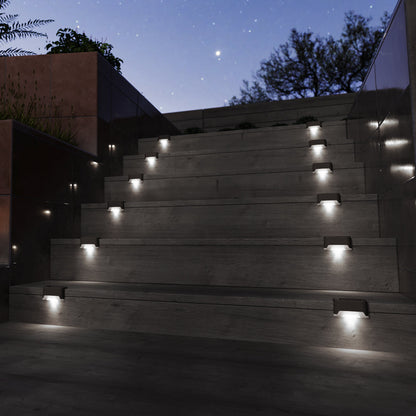 Gigalumi Horizontal Solar Deck Lights Set IP44 Waterproof 12 16 Pack