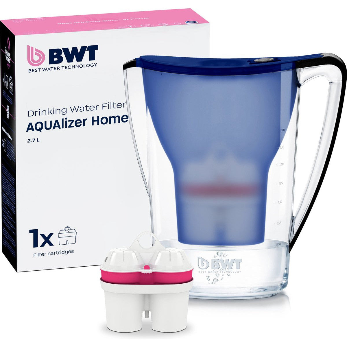 BWT AQUAlizer Home Countertop Water Filter with Magnesium Cartridge
