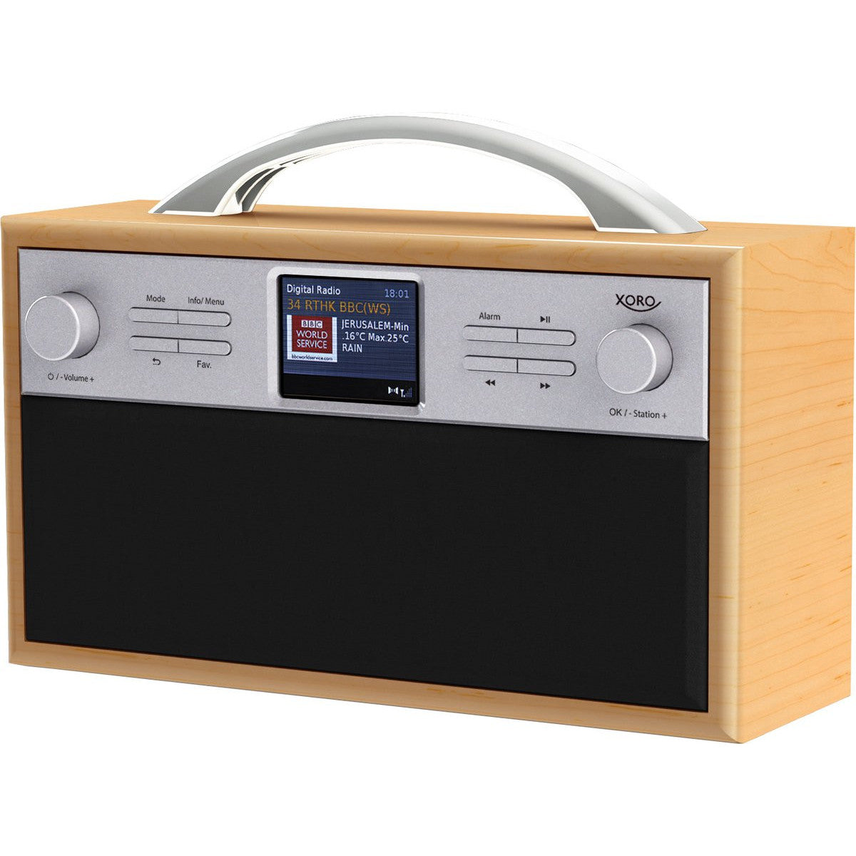 Xoro DAB 250IR WLAN Radio with DAB+, FM, Bluetooth, Spotify